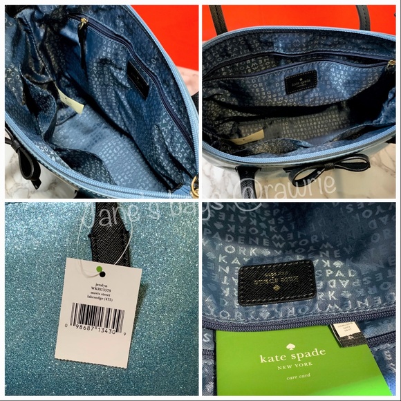 New Kate Spade Glitter Jeralyn Small Tote - Picture 3 of 3